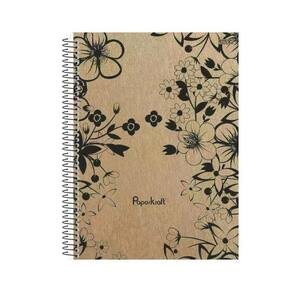 Caderno 10 Matérias Esp 160Fls Paperkraft Flores Sd