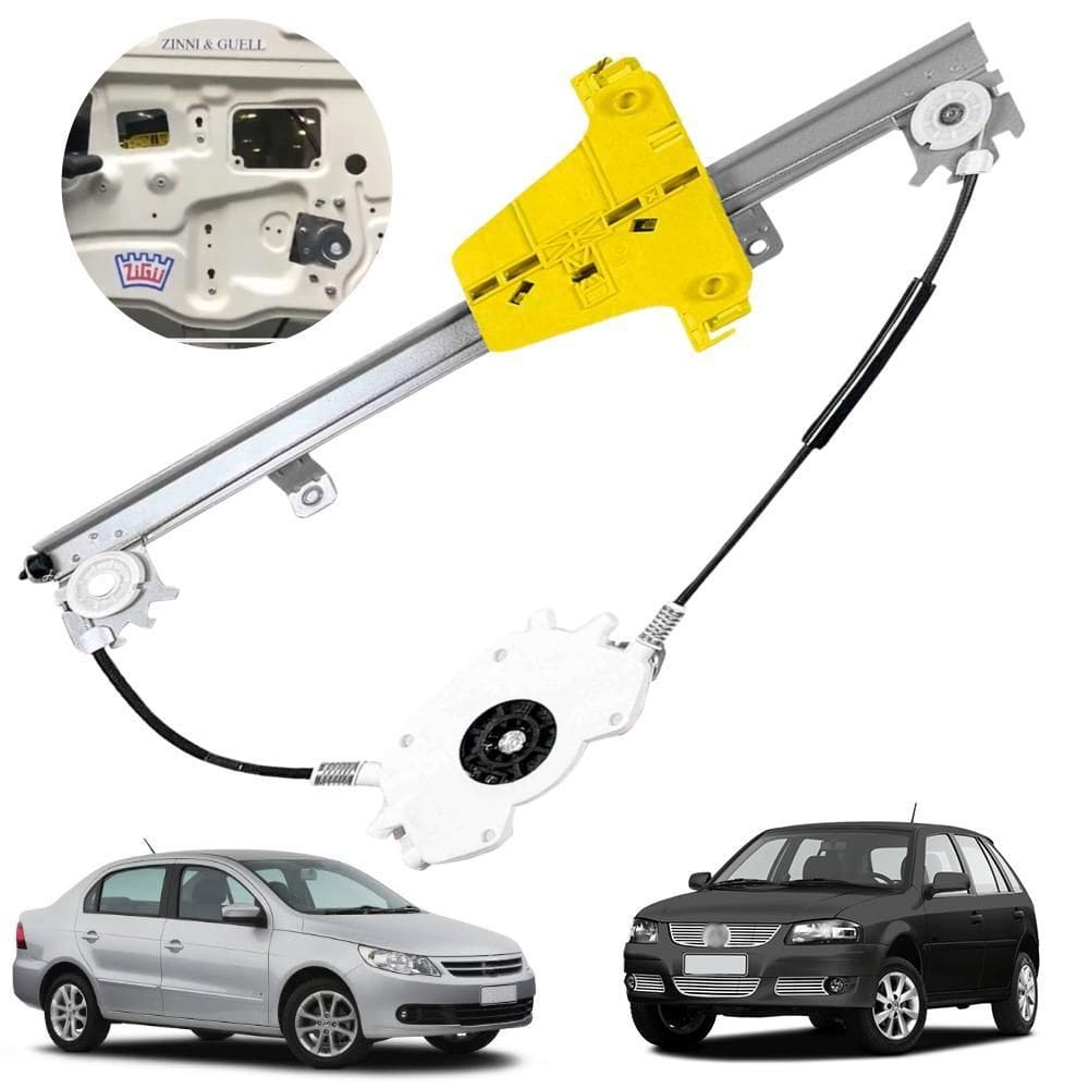 Máquina Vidro Elétrica Gol Voyage 2008 A 23 Tras Dir S/Motor