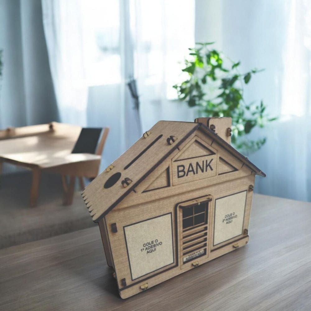 Cofre Caixa Dinheiro Wood Box Japones Kakebo Banco Casa R