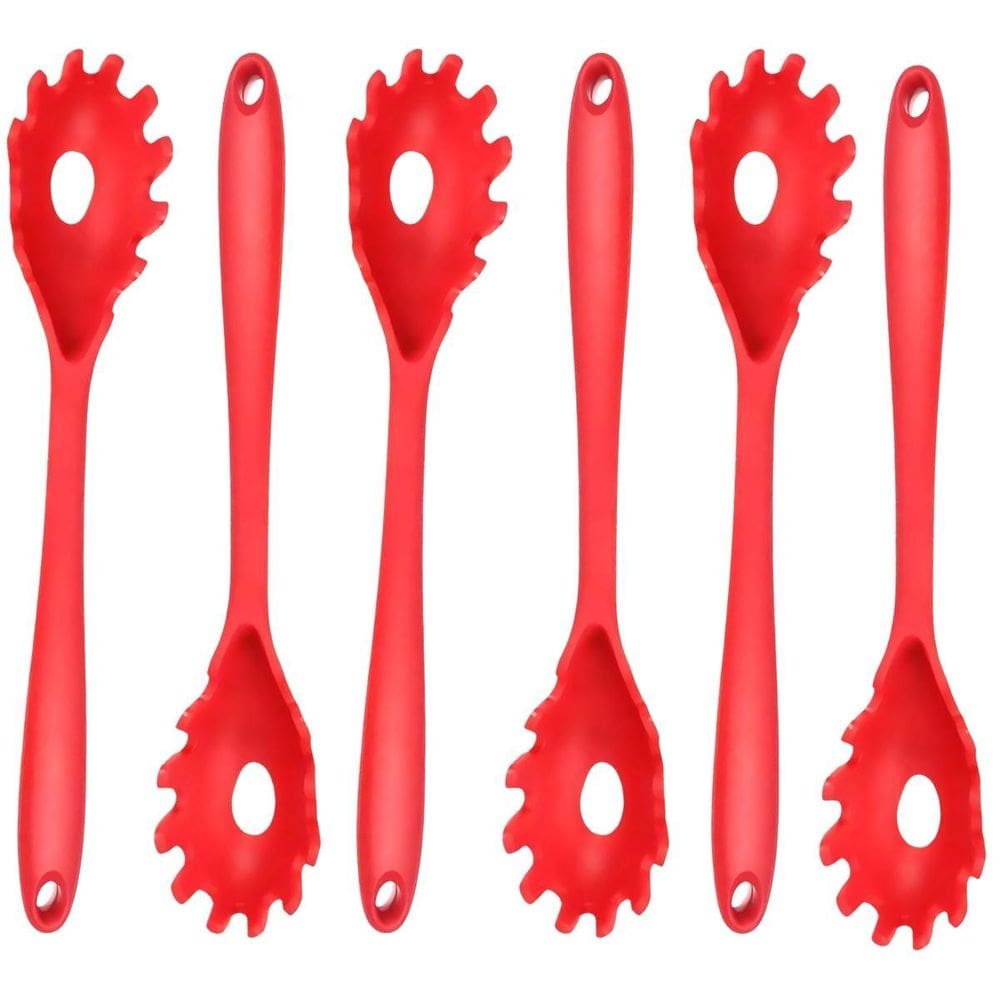 Pegador De Massa Silicone Vermelho Grande Kit 06 Un
