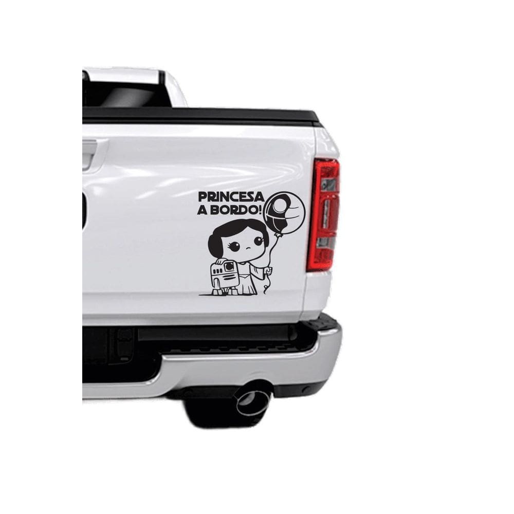 Adesivo Para Carro Princesa A Bordo