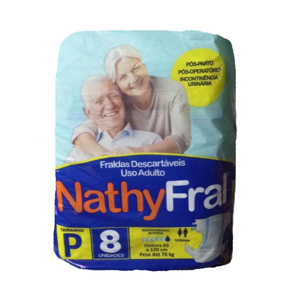 Fralda Geriátrica Tamanho Incontinência Intensa P 8 Unidades