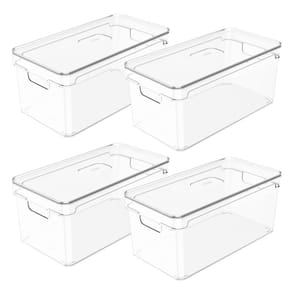 Kit 4 Organizador De Armários Multiuso Cozinha 30X15X13Cm