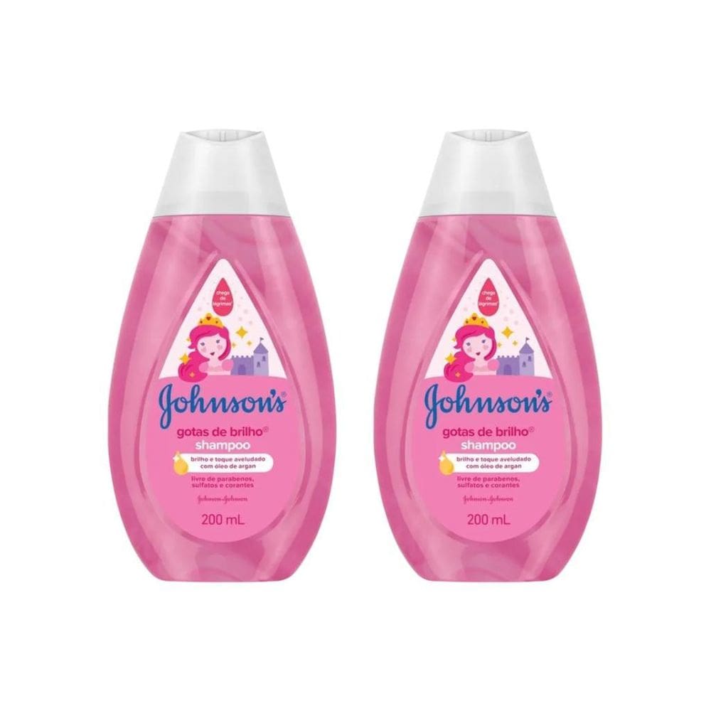 Kit Johnson Gotas De Brilho 2 Shampoo 200Ml