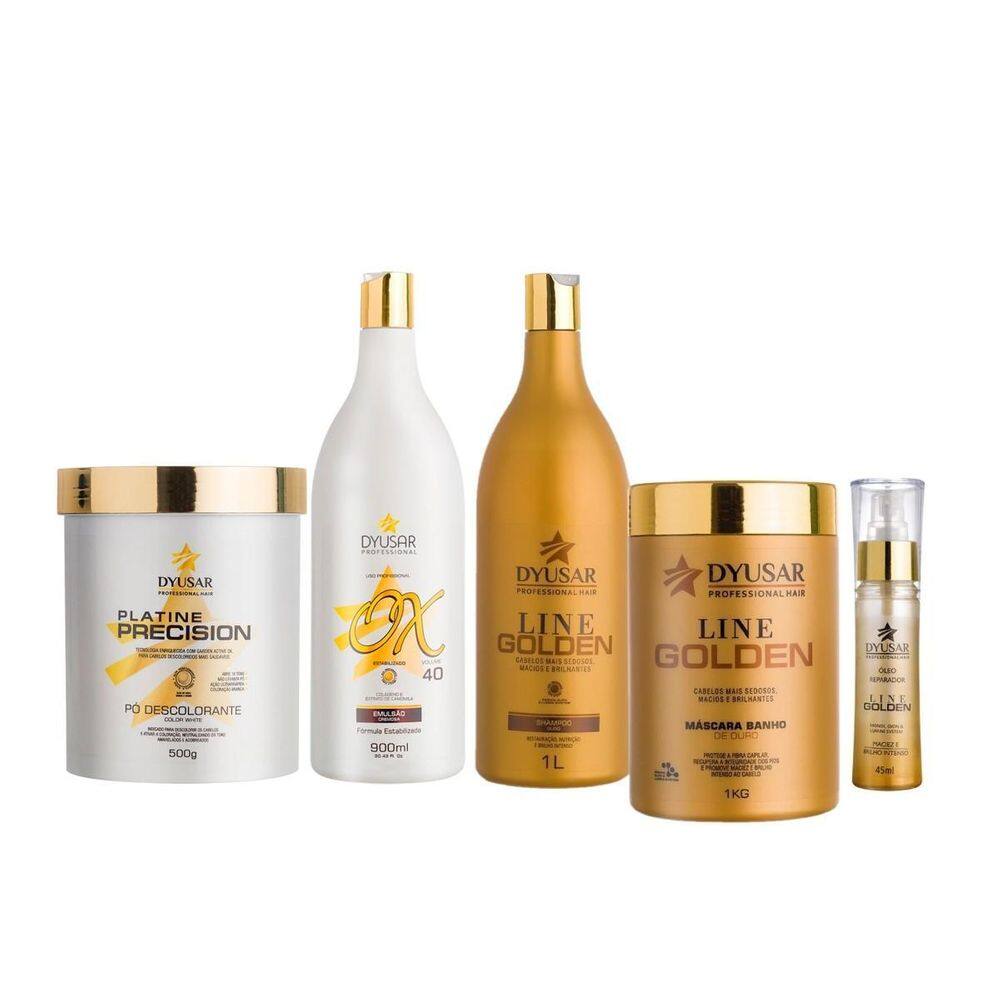 Kit De Hidratação Capilar E Descoloração Profissional