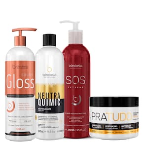 Kit SOS Extreme, CauterGloss, NeutraQuimic,PraTudo Bórabella