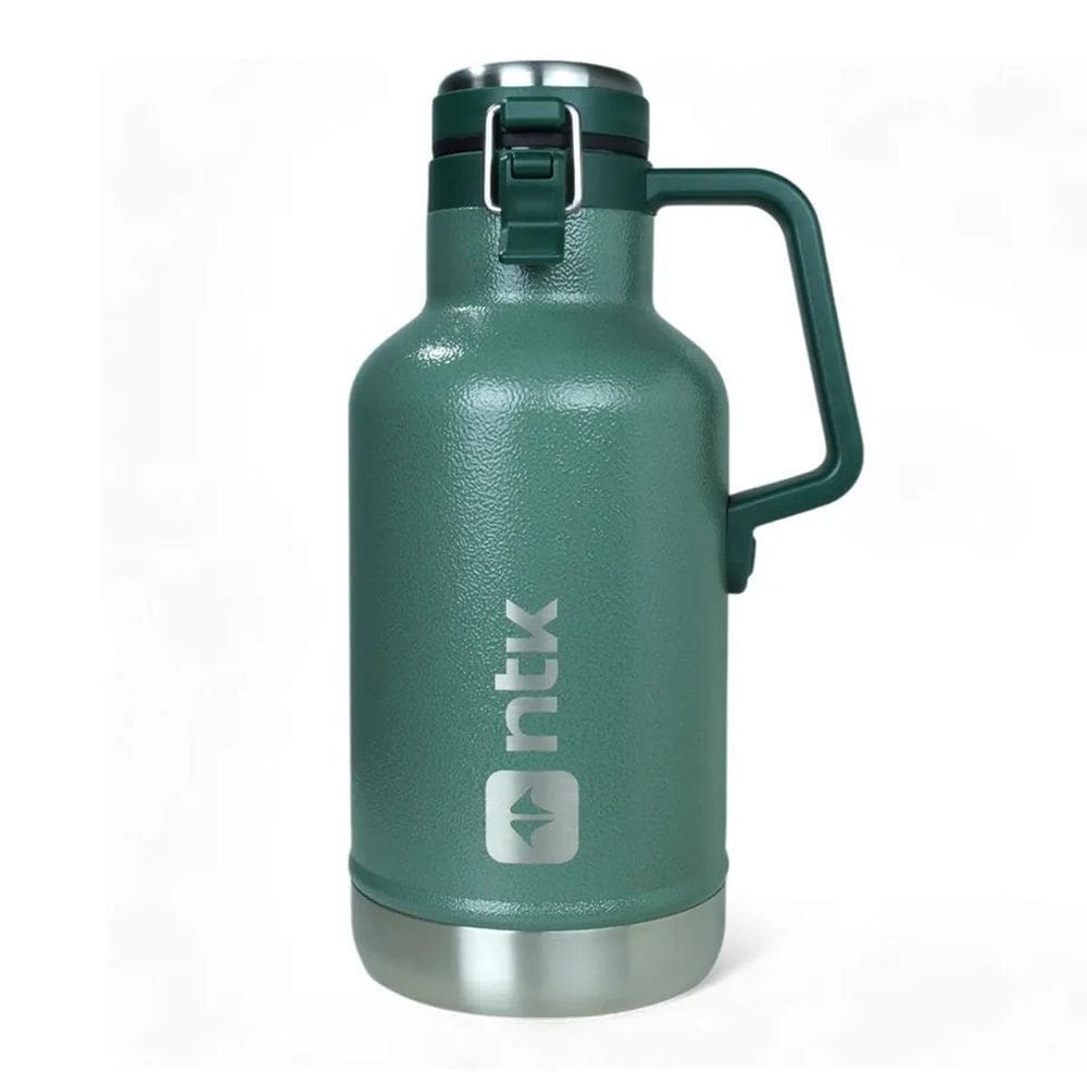 Garrafa Térmica Growler 1,9L Em Aço Inox Verde Nautika