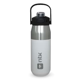 Garrafa Térmica Isomax 750Ml Em Aço Inox Branco Nautika