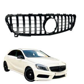 Grade Frontal Mercedes W176 AMG GTR Black Piano Classe A A35
