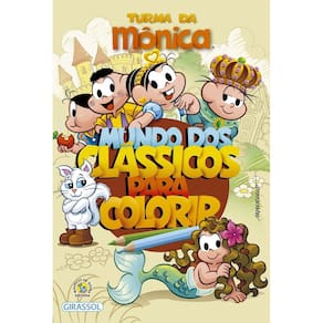 Turma da Mônica - Mundo dos Clássicos Para Colorir