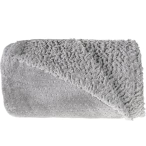 Cobertor King Sherpa Toque Pele de Carneiro Dupla Face 240x260cm