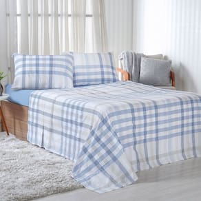 Jogo de Cama Casal 4 Pçs 150 Fios Super Macio 100% Algodão