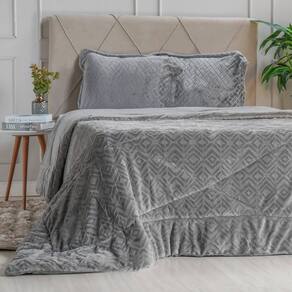 Edredom Queen Plush Sense New Dupla Face Toque Flannel 230x250cm