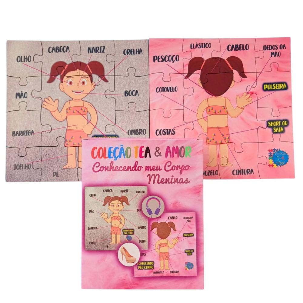 Jogo Educativo Corpo Humano Aprender Brincando Para Meninas