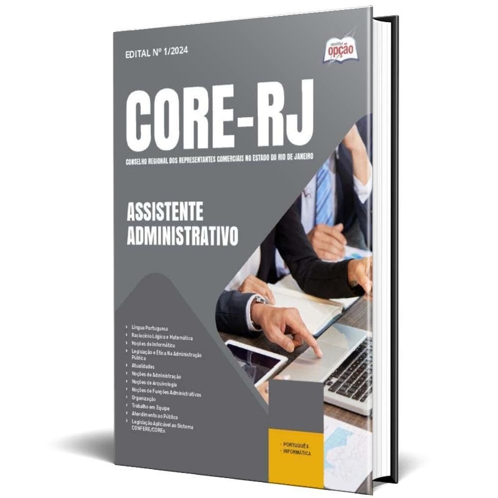 Apostila Core Rj 2025 - Assistente Administrativo