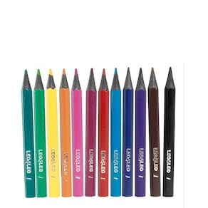 Kit 5Cxs Mini Lápis De Cor Sextavado Linha Eco 12 Cores