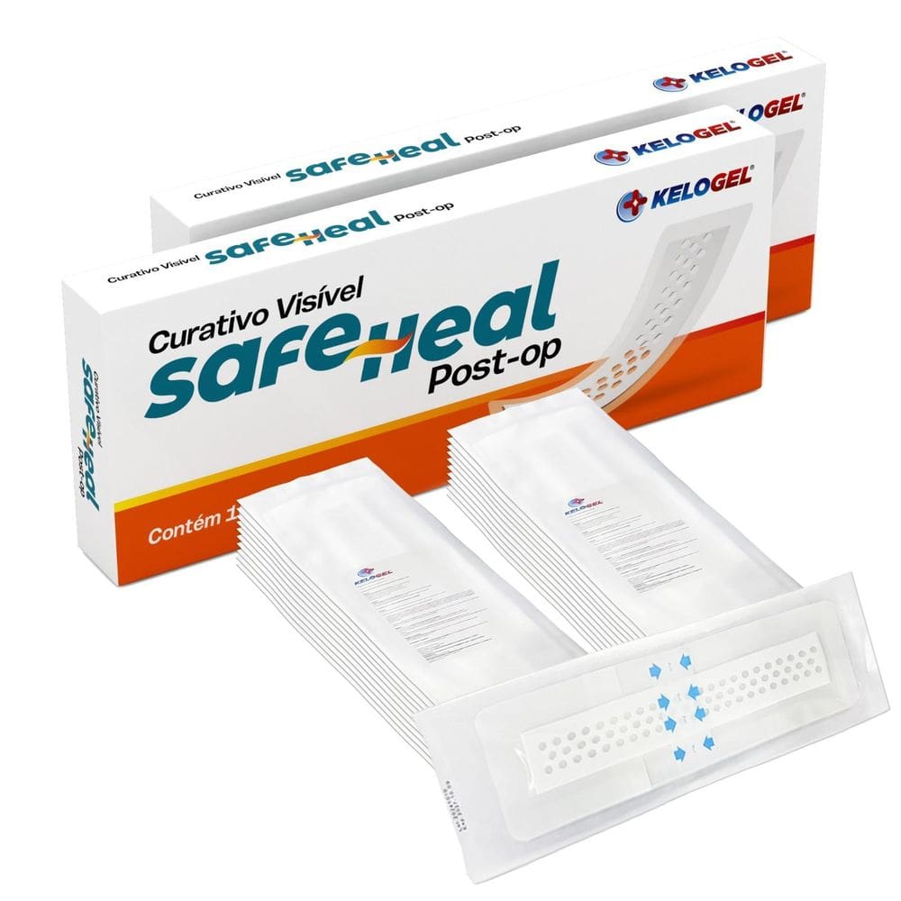 Curativo Visível Safe Heal Post-Op 10X30  5X25  20Un Kelogel