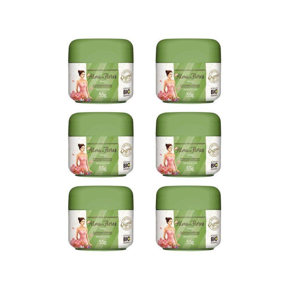 Desodorante Creme Alma De Flores 55G Finissima Essencias-6Un