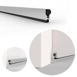 Veda Porta Automático Embutido Slim 92Cm Comfort Door