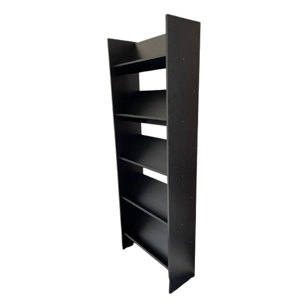 Estante Expositor Organizador para Livros, Revistas, Quadros com 5 Prateleiras - Preto