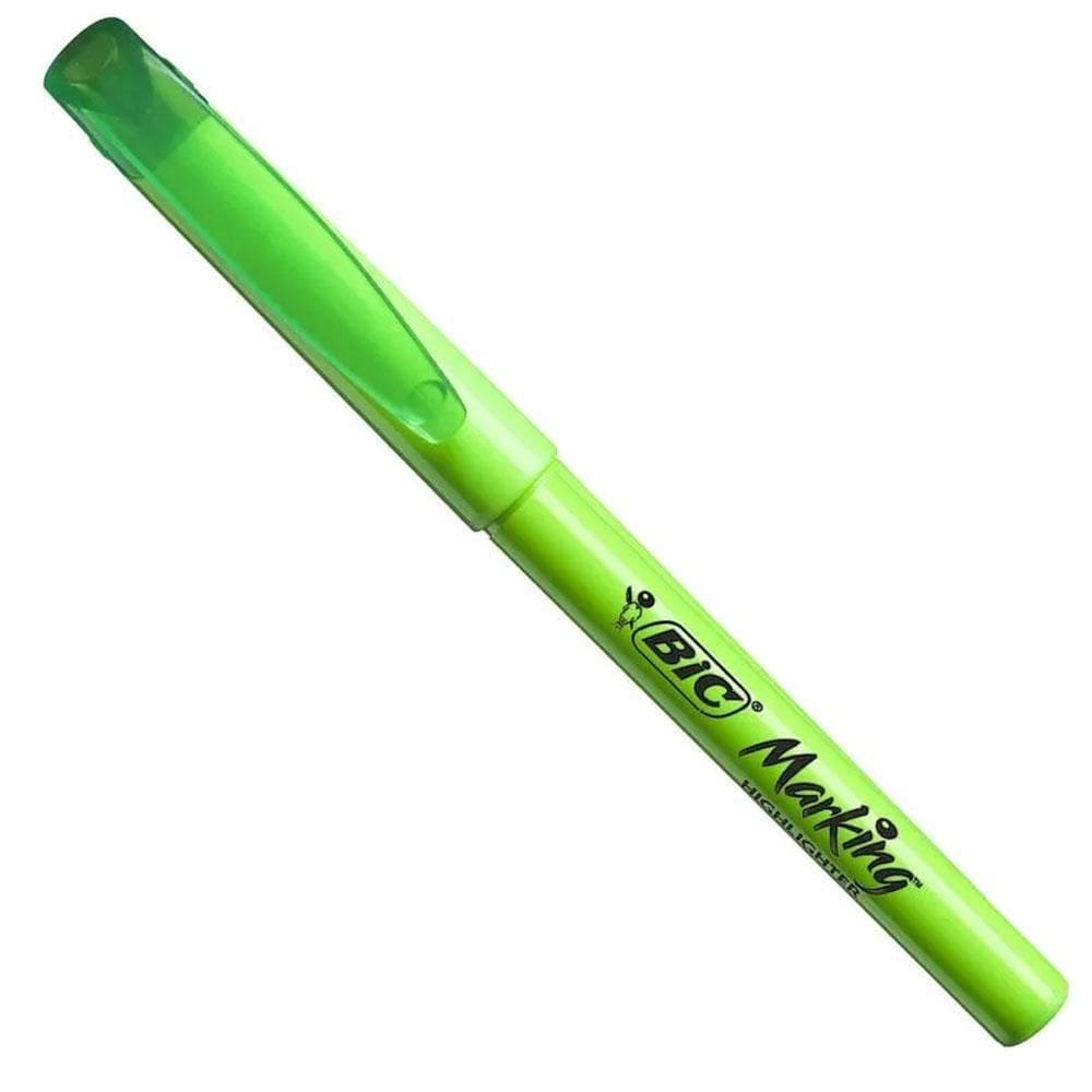 Caneta Marca-Texto Marking Fluorescente Verde 01 Undade Bic