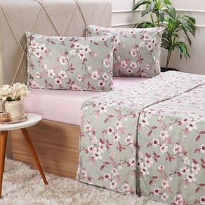 Jogo de Cama Casal Cotton Touch 4 Peças 138x188x30cm