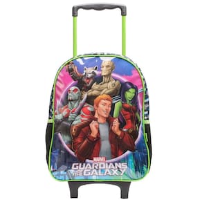 Mochila Rodinhas 16L Guardiões da Galaxia X Escolar Xeryus