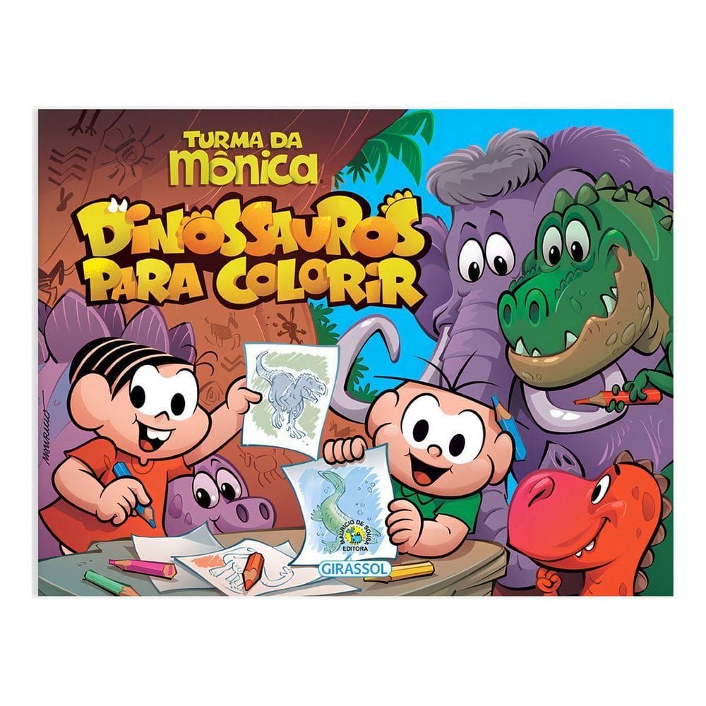 Turma Da Mônica - Dinossauros Para Colorir