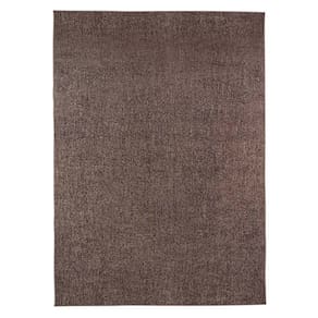 Tapete Sala Antiderrapante Linen 02 Marrom 1,40x2,00m