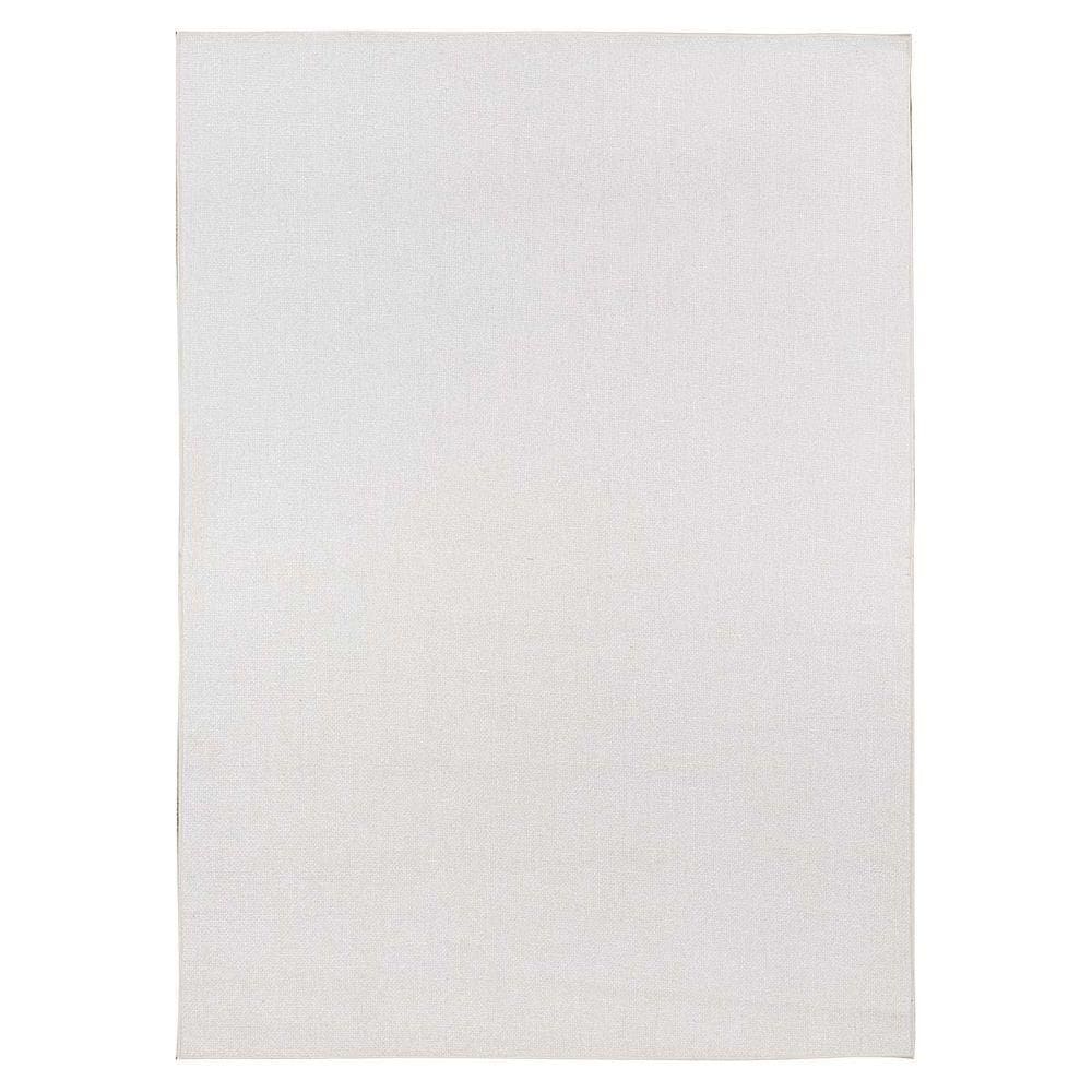 Tapete Sala Antiderrapante Linen 01 Off White 2,80x4,00m