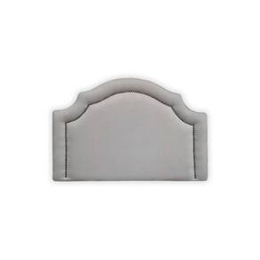 Cabeceira Provençal Luxo - Solteiro Suede Cinza 90cm