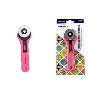 Cortador Circular Patchwork 45mm Lanmax Lm-45 Pink