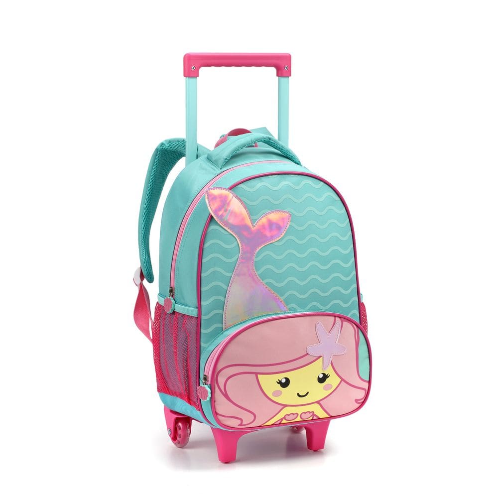 Mochila Infantil De Rodinhas Zoop Sereia, Magia E Encanto No Dia A Dia!