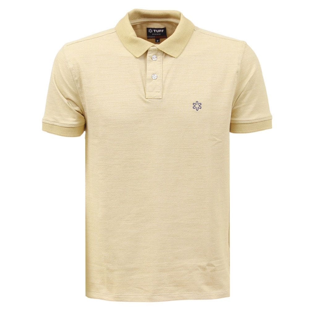 Camisa Gola Polo Masculina Bege Tuff 37620