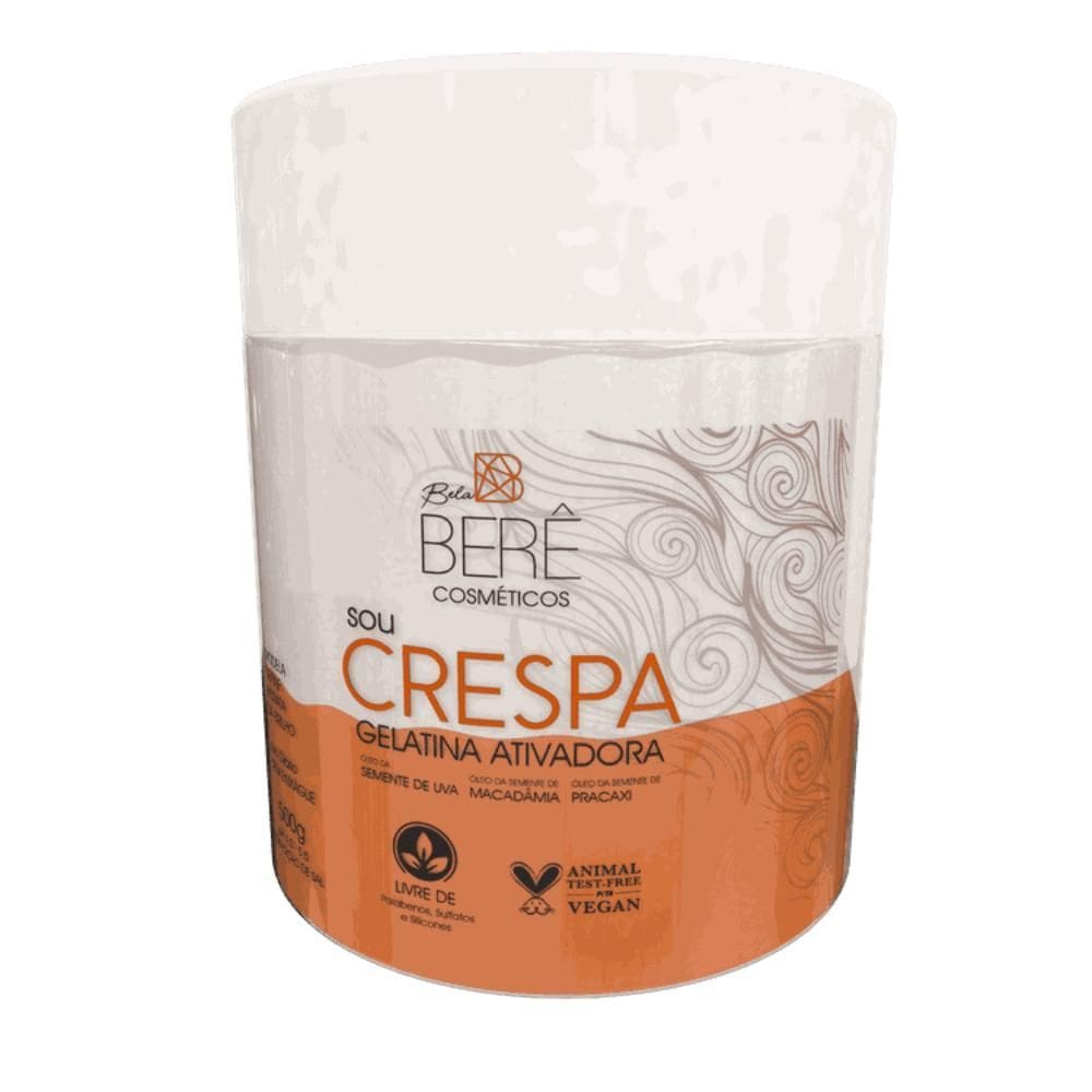 Gelatina Ativadora E Modeladora Sou Crespa 500G Bela Bere