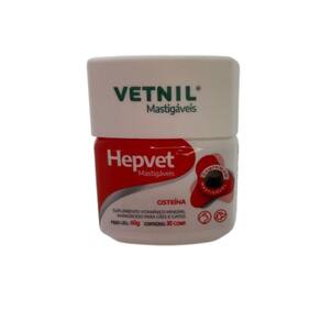 Hepvet Mastigáveis Com 30 Comp Para Cães E Gatos Vetnil