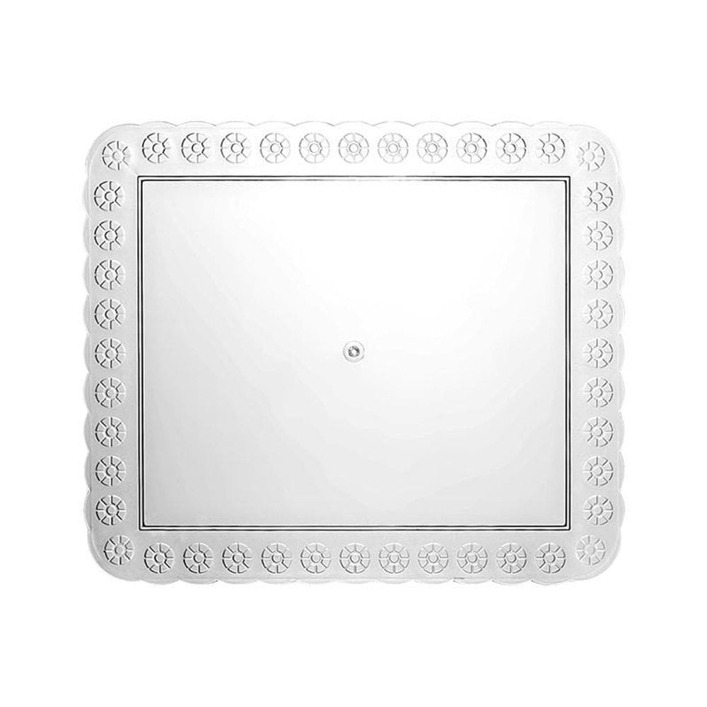 Bandeja Cristal Três Triângulos 33X39