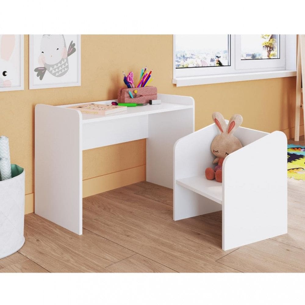 Conjunto Infantil Mesa e Poltrona Montessoriano Meu Fofinho Art in Moveis