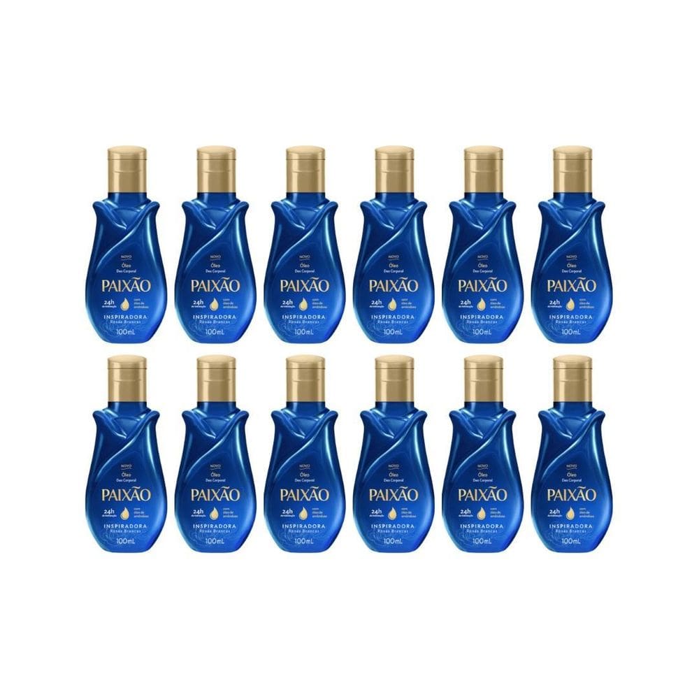 Oleo Corporal Paixao 100Ml Inspiradora - Kit C/12Un