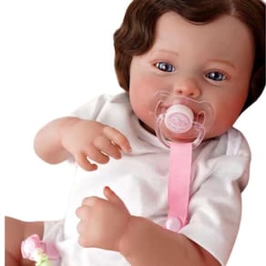Bebê Reborn Menina Toda Em Silicone De Vinil Macia E Artesanal