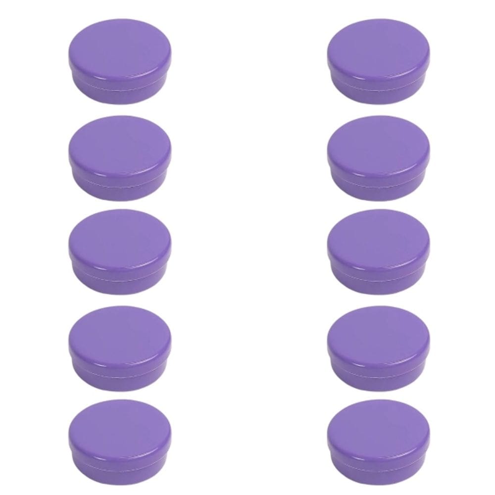 Lembrancinha Latinha Lilás 5x1cm 10 Un