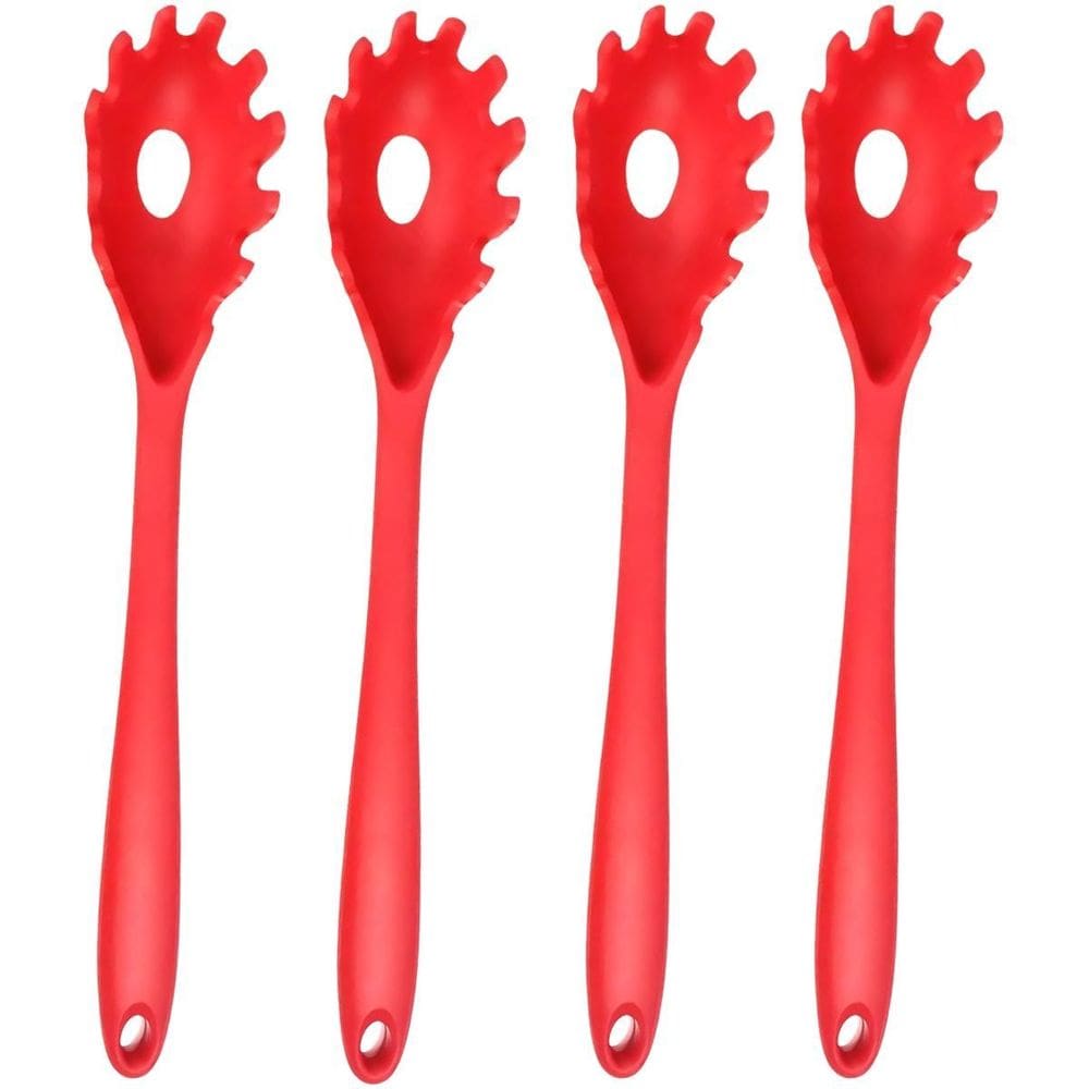 Pegador De Massa Silicone Vermelho Grande Kit 04 Un
