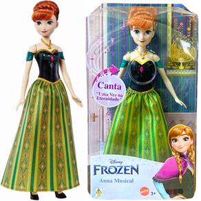 Boneca Disney Princesa Frozen Anna Música Mágica HPD94