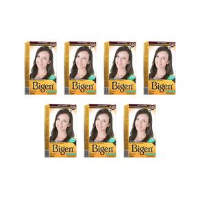 Coloraçao Bigen 58 Preto Natural - Kit Com 7Un