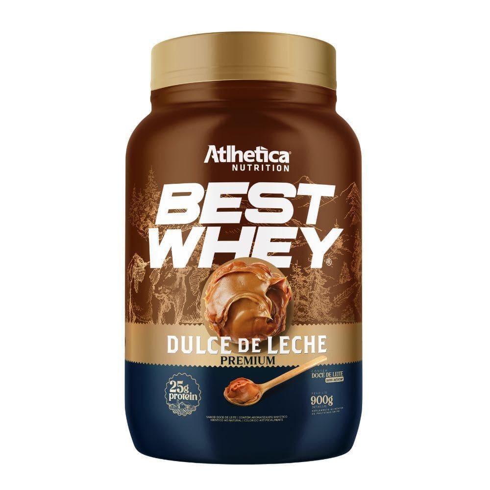 Suplemento Best Whey Isolado Hidro Doce Leite 900G Atlhetica