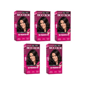 Coloraçao Biocolor Creme 5.1 Castanho Cinza - 5Un