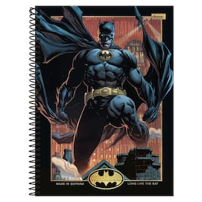 Caderno Univ 10 Matérias 160Fls Batman Vigilante Foroni