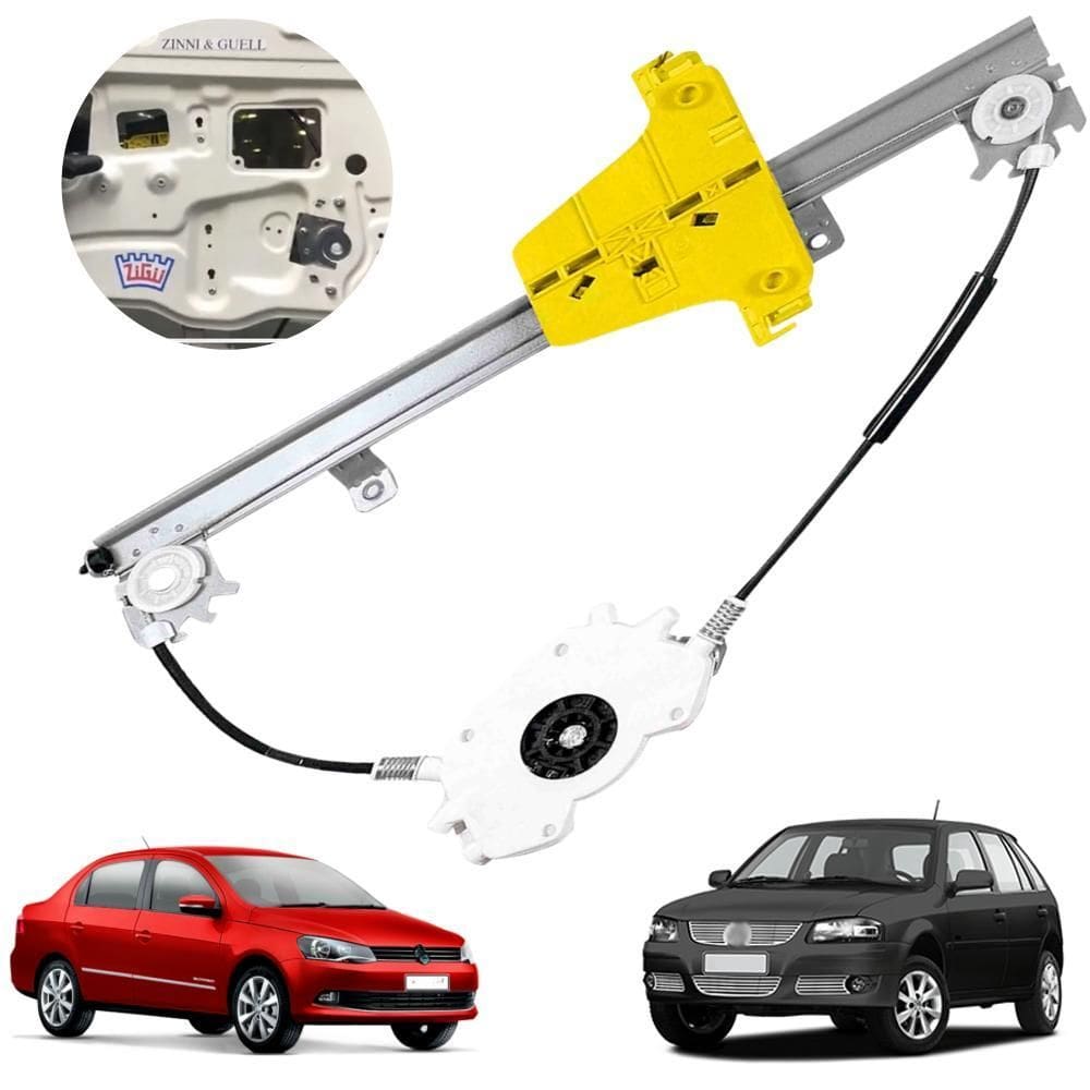 Máquina Vidro Elétrica Gol Voyage 2008 À 23 Tras Esq S/Motor