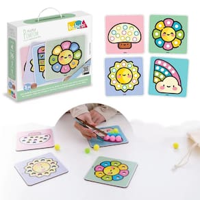 Pega Pompom Jogo Das Cores Bolinhas Montessori Com Pinça