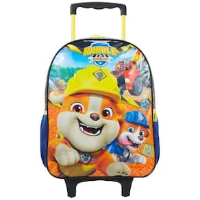 Mochila Rodinha 16 Escolar Patrulha Canina Rubble Xeryus